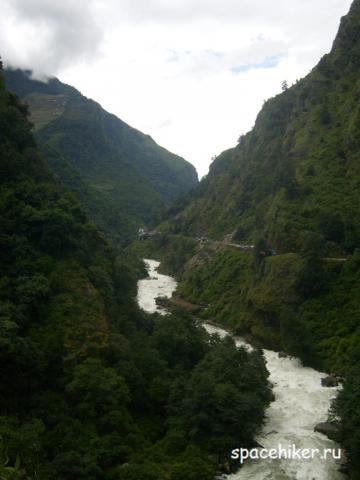 Непал, Катманду, Бактапур, Нагаркот, ступа, автостоп, путешествие 