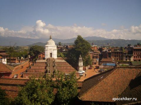 Непал, Катманду, Бактапут, Нагаркот, ступа, автостоп, путешествие 