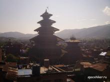 Непал, Катманду, Бактапур, Нагаркот, ступа, автостоп, путешествие